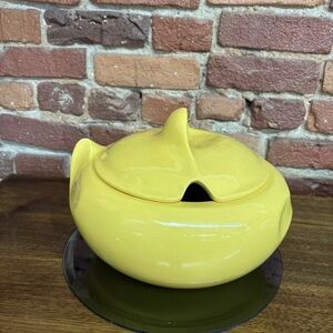 SOLD Rare LARGE Tiffany & Co Elsa Peretti Thumbprint Soup Tureen Yellow